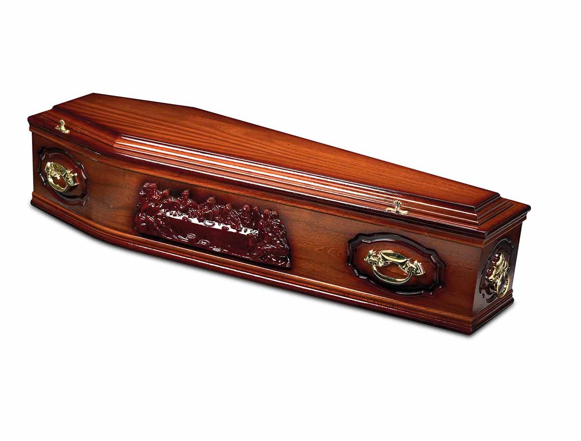 5. Coffin Westminster Dark Mahogany | Eternal Pages