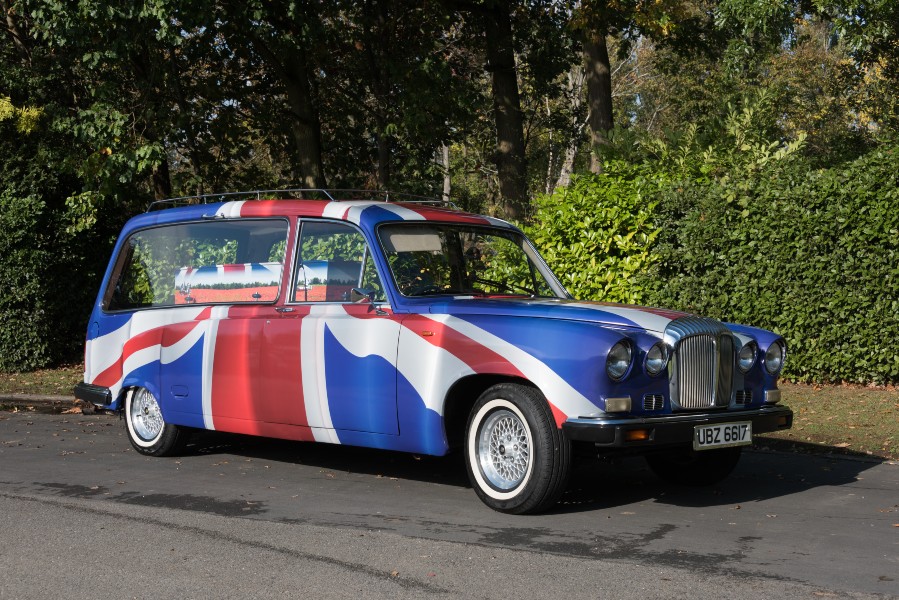 Union Jack Hearse | Eternal Pages